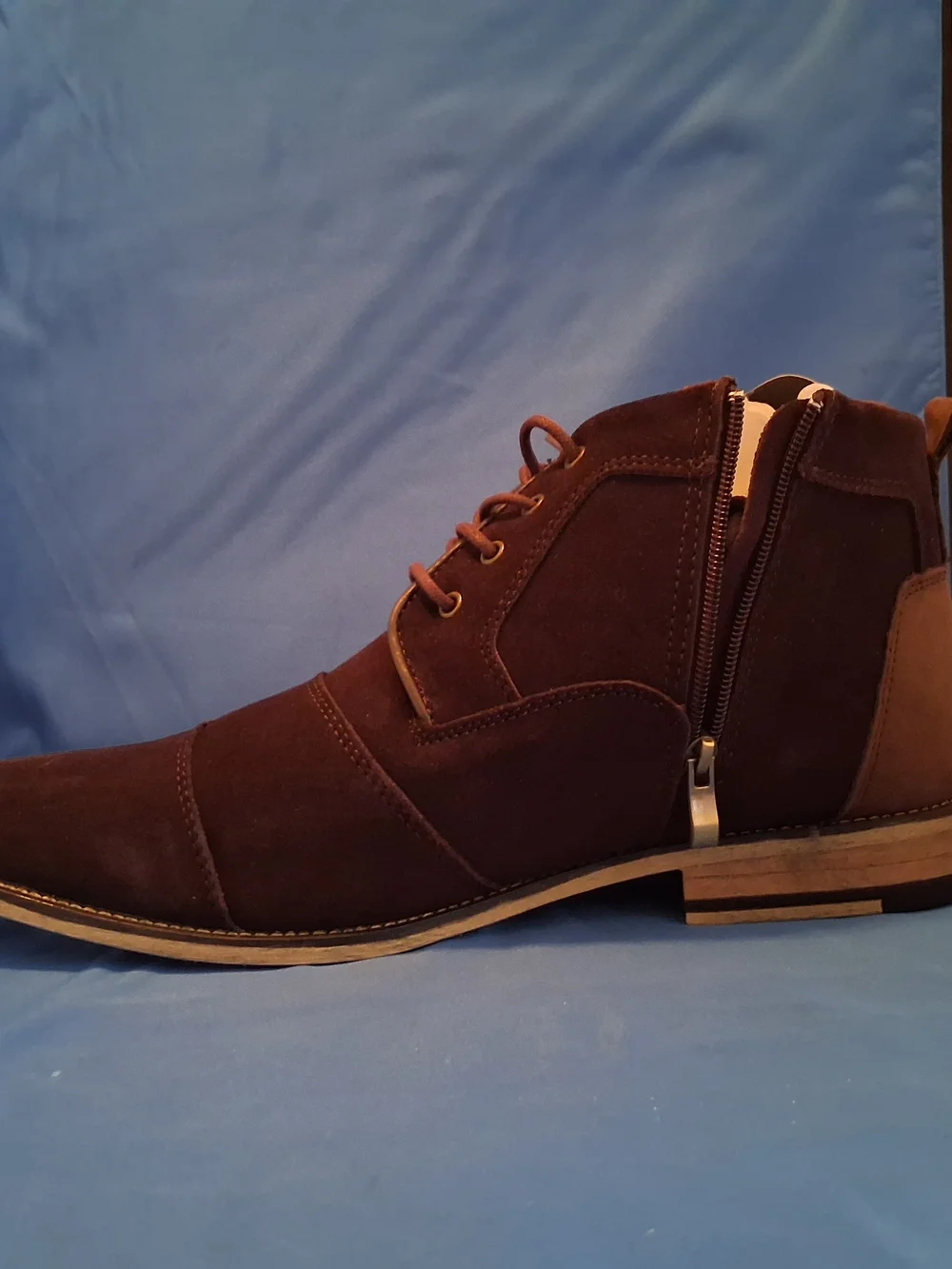 Steve Madden Johnnie Chukka Boots Mens  Brown Suede Shoes